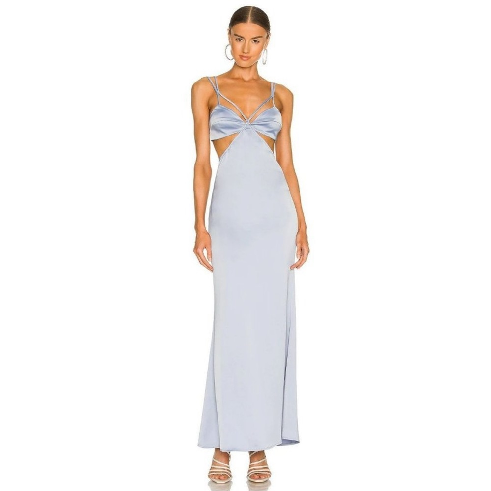 Camilla Coelho Faron Gown in Dusty Blue - NEW